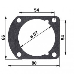 Tesnenie hlavy valca 501512204 pre Husqvarna 61, 66, 266, 268, 268S, 268K, 272