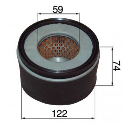 Vzduchový filter pre Kubota - MAG - G4200, G5200, G6200, B20, B1500, B1550, B1750, B7100