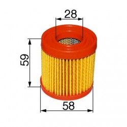Vzduchový filter 2341.0027 pre Tecumseh ASPERA - Modely BVL a modely BH