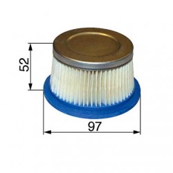 Vzduchový filter 30727 pre Tecumseh - Modely H, HH, HM, HS, HT35, LAV, TVM, TVS, V, VH, AH600...