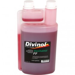 Polosyntetický olej Divinol 2T-1L červený s odmerkou