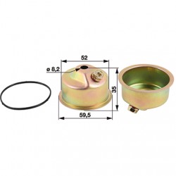Miska plaváka karb. 16015-ZE2-005, 16015-ZE8-005 pre Honda - GX240, GX270, GX340, GX390, GXV270...