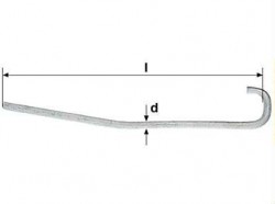 Prevliekacia ihla D 6 pre úväzok - 6 mm