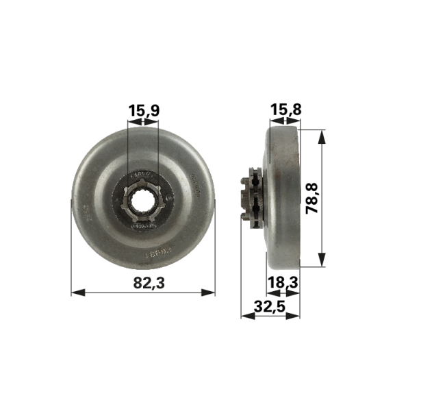 Reťazovka 26831, 3/8”-7 pre Husqvarna 61, 266, 268, 272, Jonsered 625, 630, 630 SUPER, 670