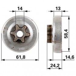 Reťazovka 3/8”(91)-6 pre Husqvarna 33, 34, 35, 37, 38, Jonsered 36, 361, 365, 370
