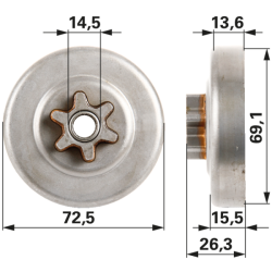 Reťazovka 29888 pre Mc Culloch MAC110,130,140,MINIMAC 25,30,365,PM480,Titan 35,40,POWERMAC 310,320