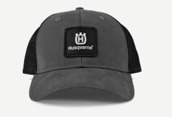 Šiltovka trucker Husqvarna sivá
